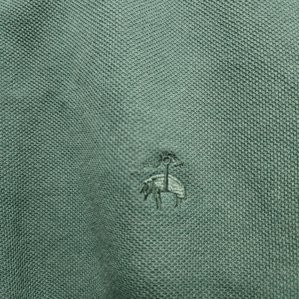 Brooks Brothers Sweater Men's Large Green Half Zip Pullover Embroidered Preppy - Picture 4 of 7